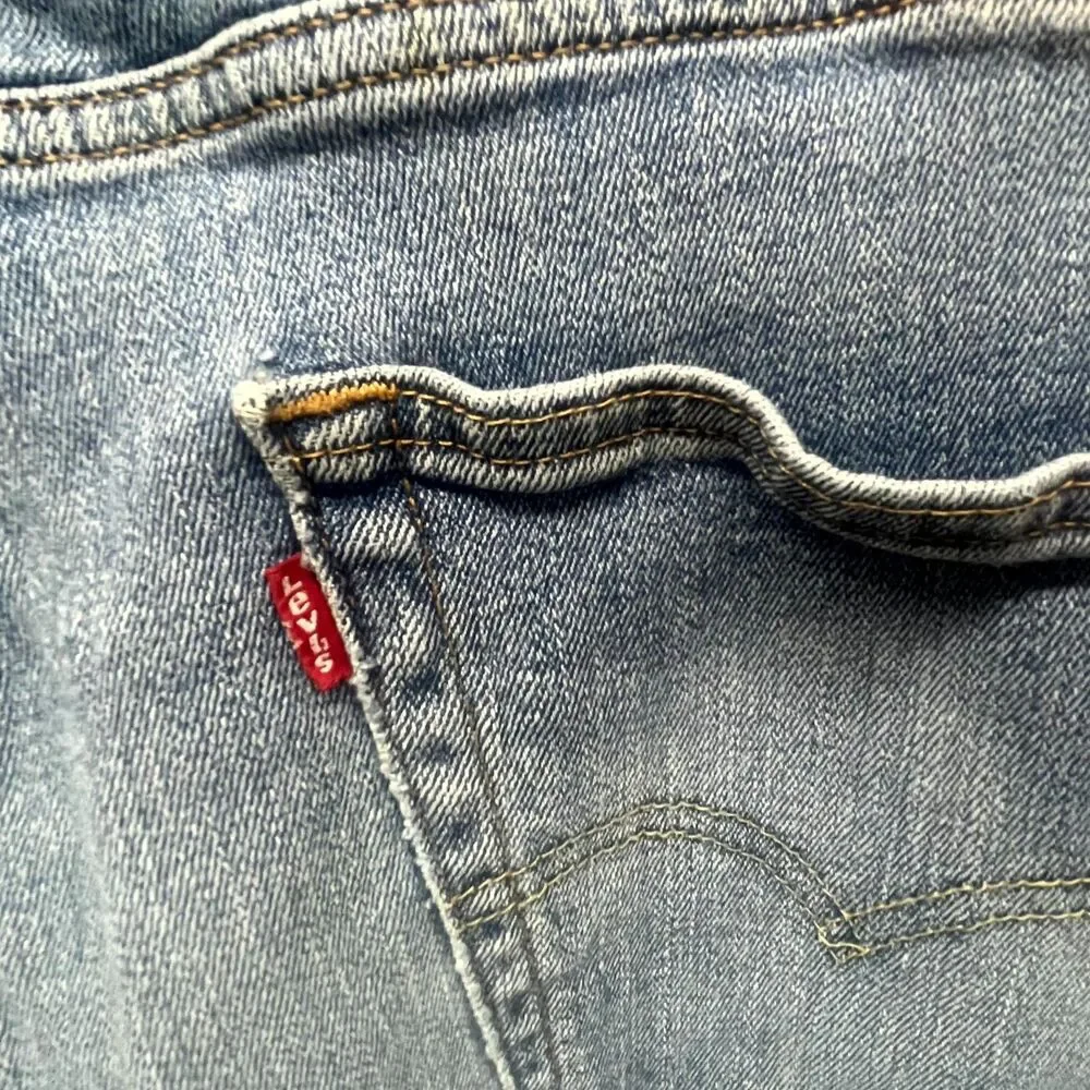 Levi's 505‎ Soft Jeans Men Blue Denim 38x32 Regular Fit Straight Leg Comfortable